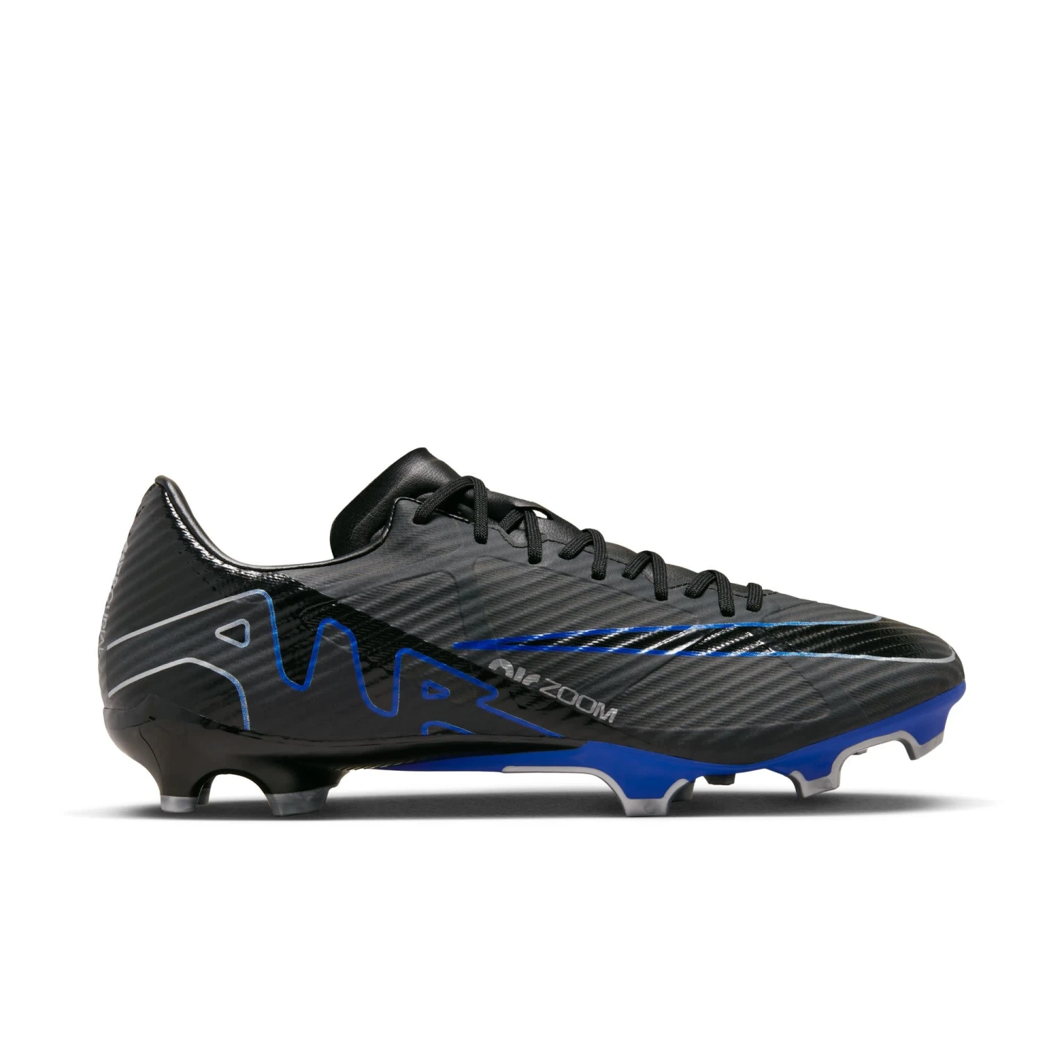 Nike Zoom Mercurial Vapor 15 Academy FG/MG (Black/Blue) - Image 4