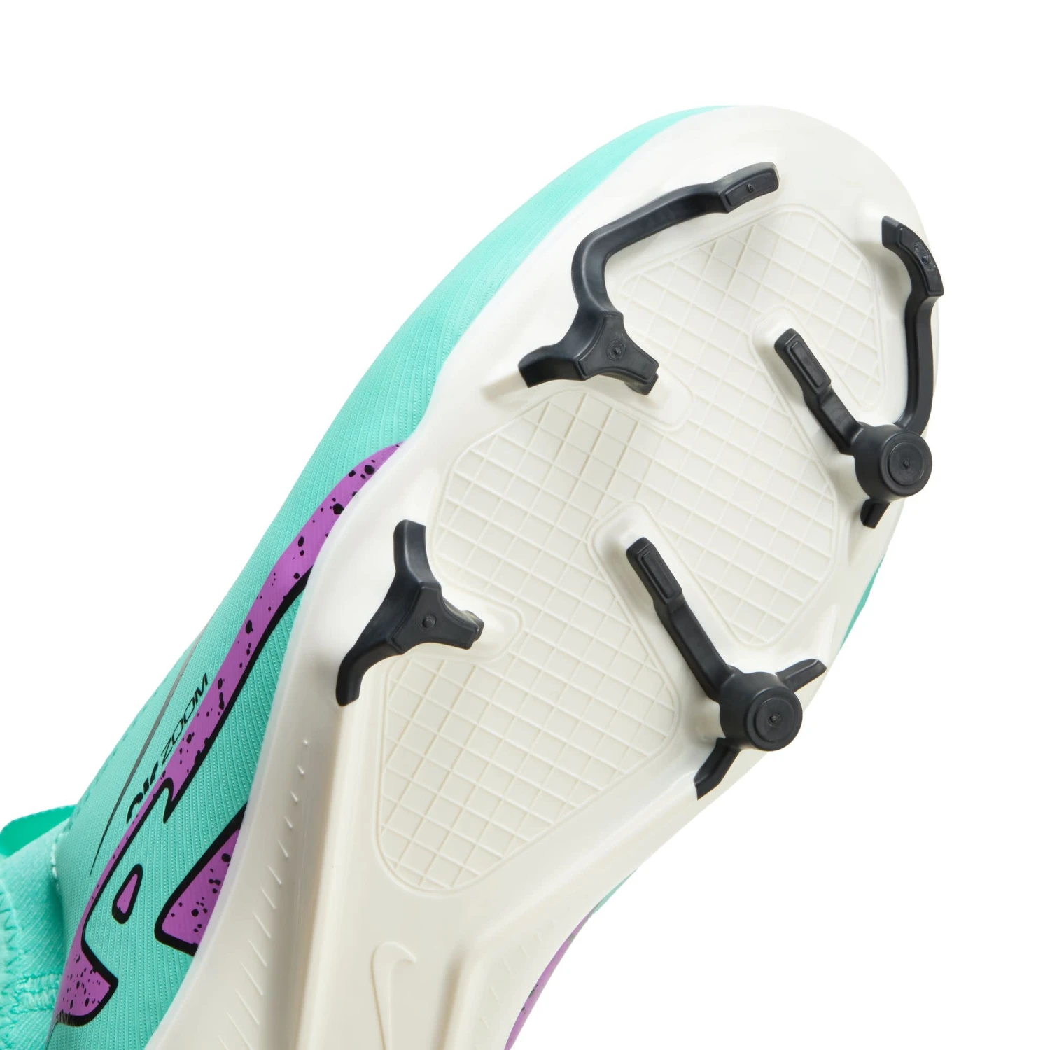 Nike Zoom Mercurial Vapor 15 Academy FG/MG Jr (Teal/Purple) - Image 8