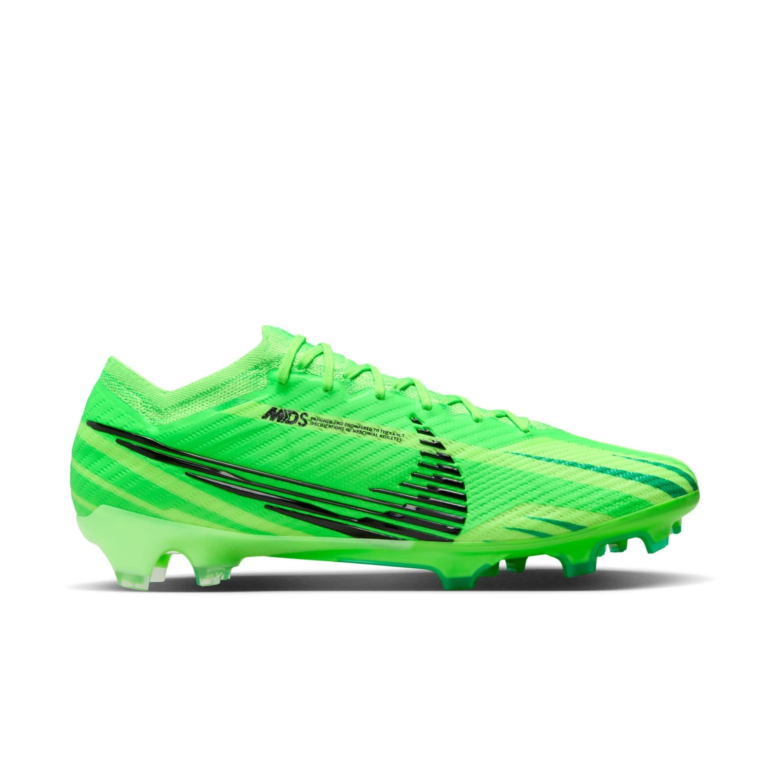 Nike Zoom Mercurial Vapor 15 Elite MDS FG (Lime/Black) - Image 5