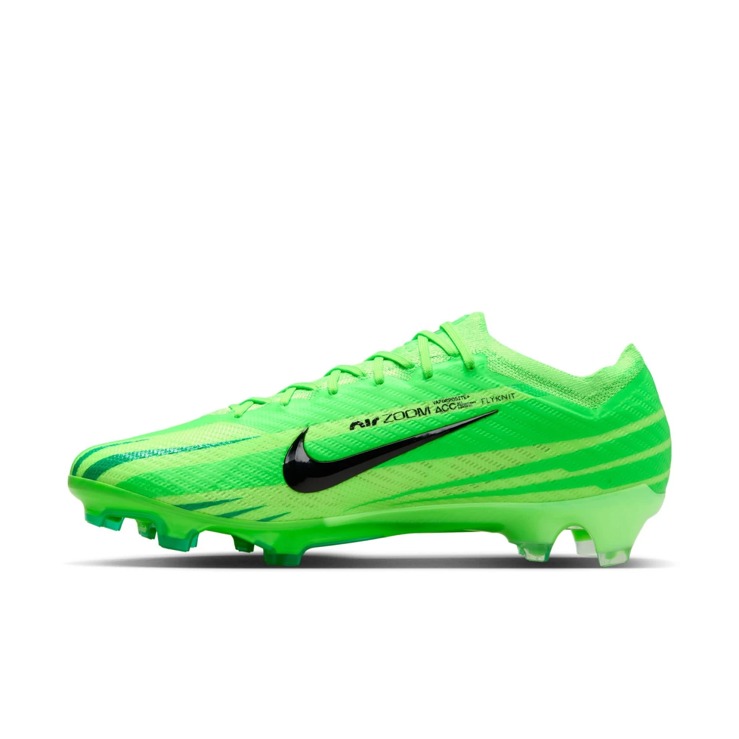 Nike Zoom Mercurial Vapor 15 Elite MDS FG (Lime/Black) - Image 6