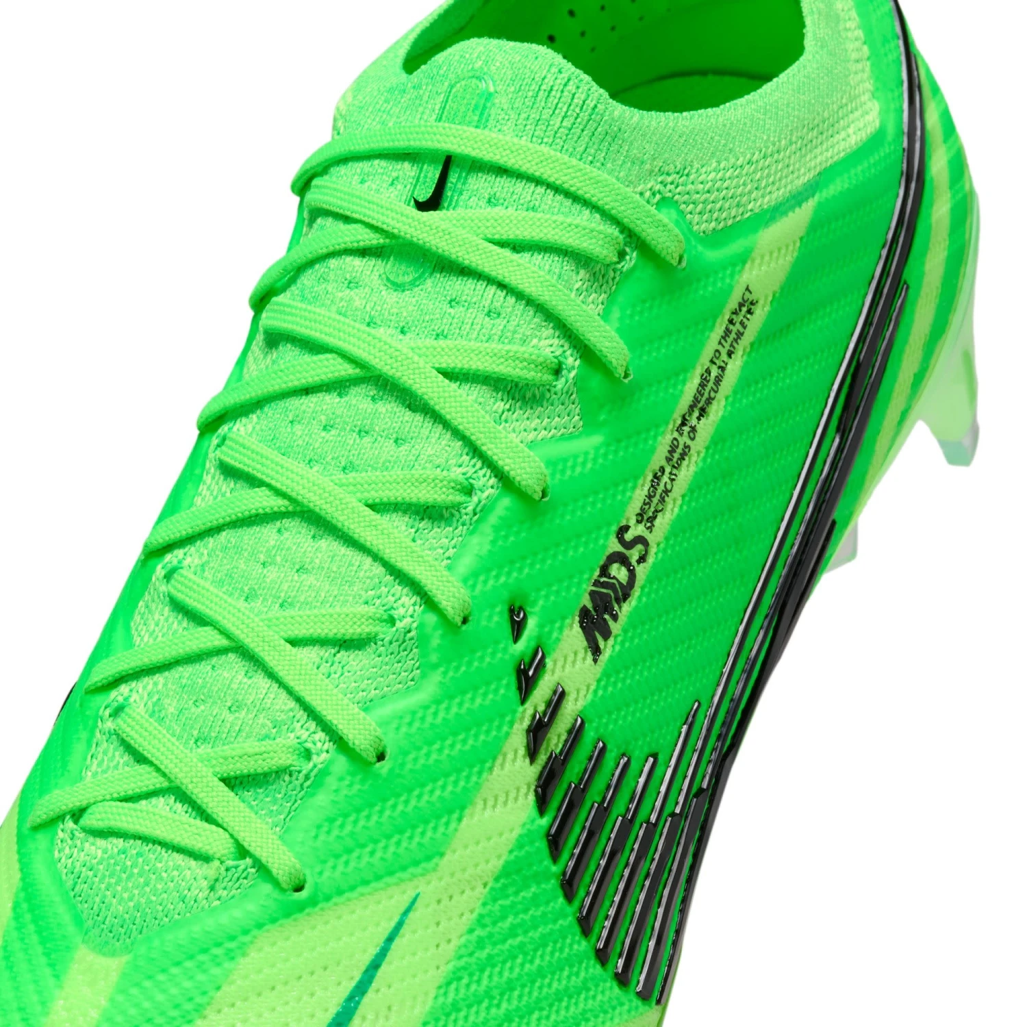 Nike Zoom Mercurial Vapor 15 Elite MDS FG (Lime/Black) - Image 8