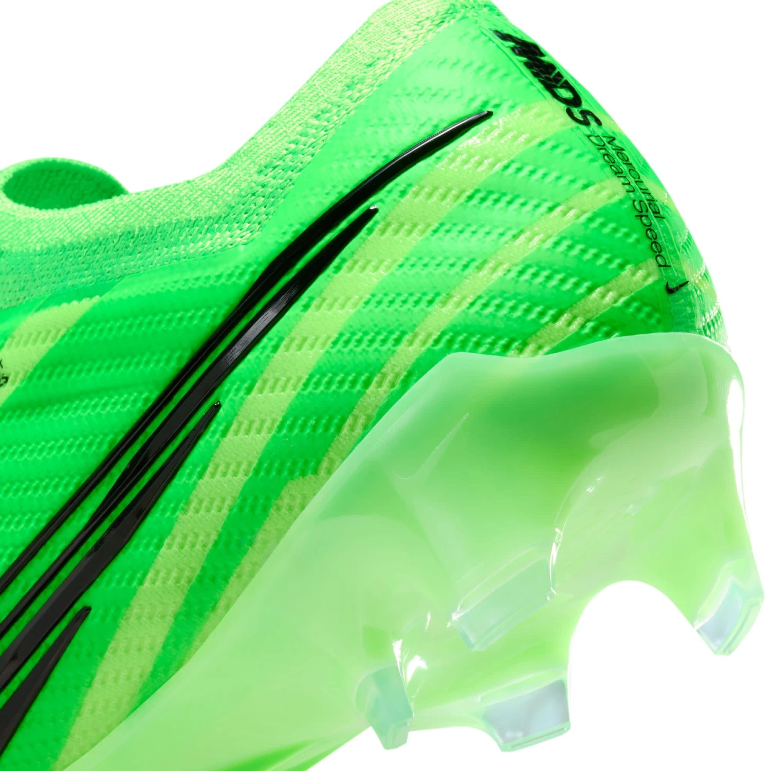 Nike Zoom Mercurial Vapor 15 Elite MDS FG (Lime/Black) - Image 9