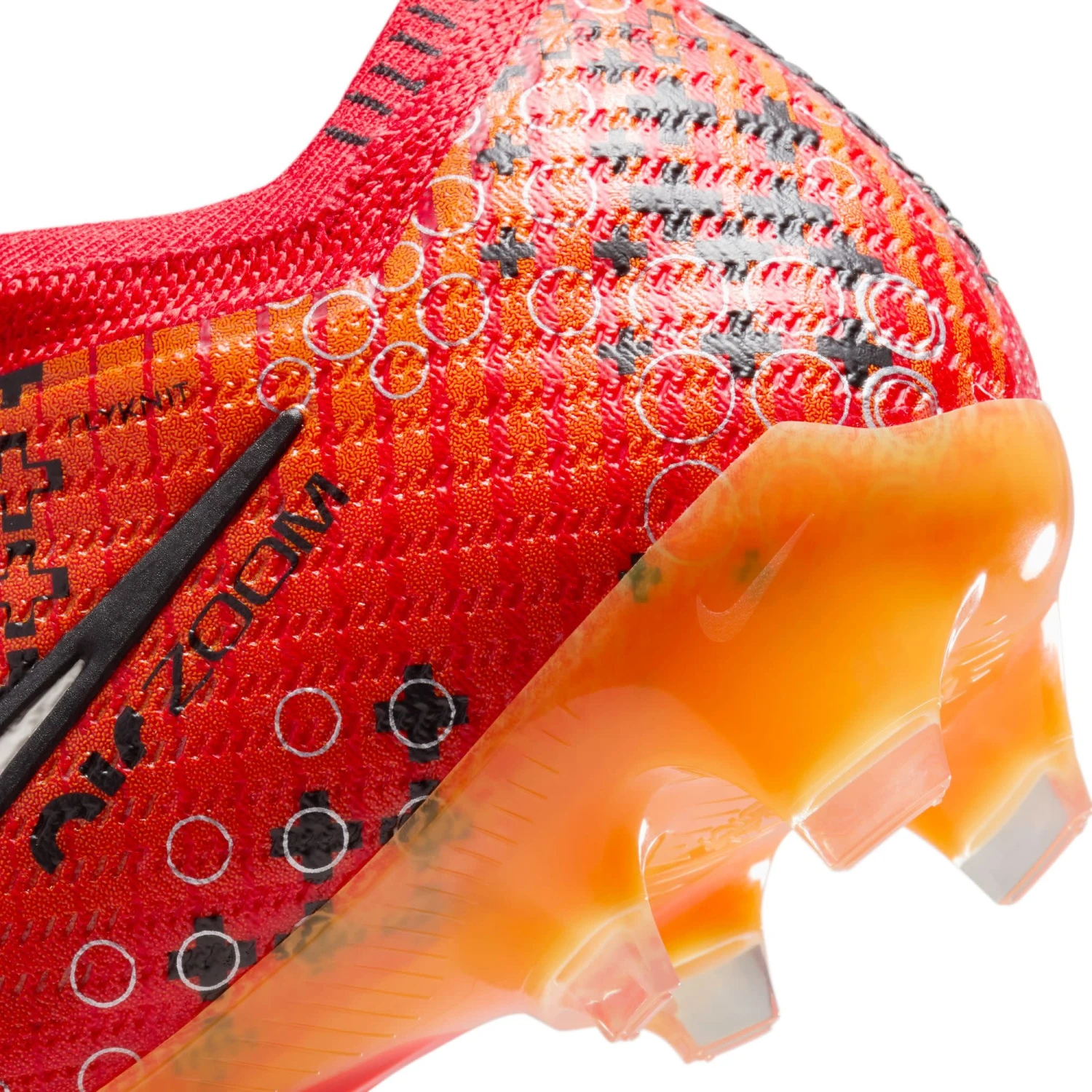 Nike Zoom Mercurial Vapor 15 Elite MDS FG (Red/Orange) - Image 9