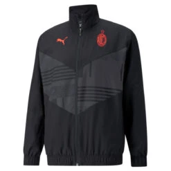 PUMA AC Milan 21/22 Prematch Jacket (Black)