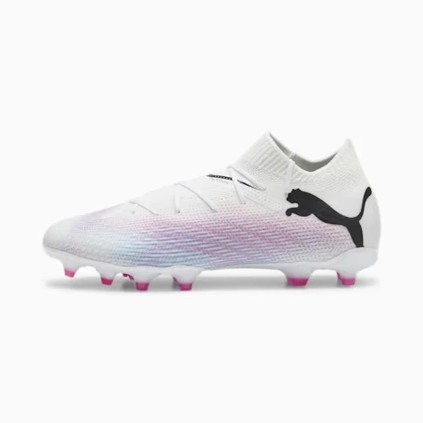 PUMA Future 7 Pro FG/AG (White/Pink/Blue) - Image 3
