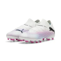 PUMA Future 7 Pro FG/AG (White/Pink/Blue)