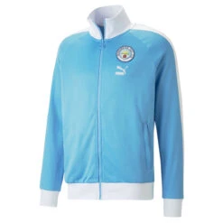 PUMA Manchester City 22/23 FTBLheritage T7 Track Jacket (Light Blue)