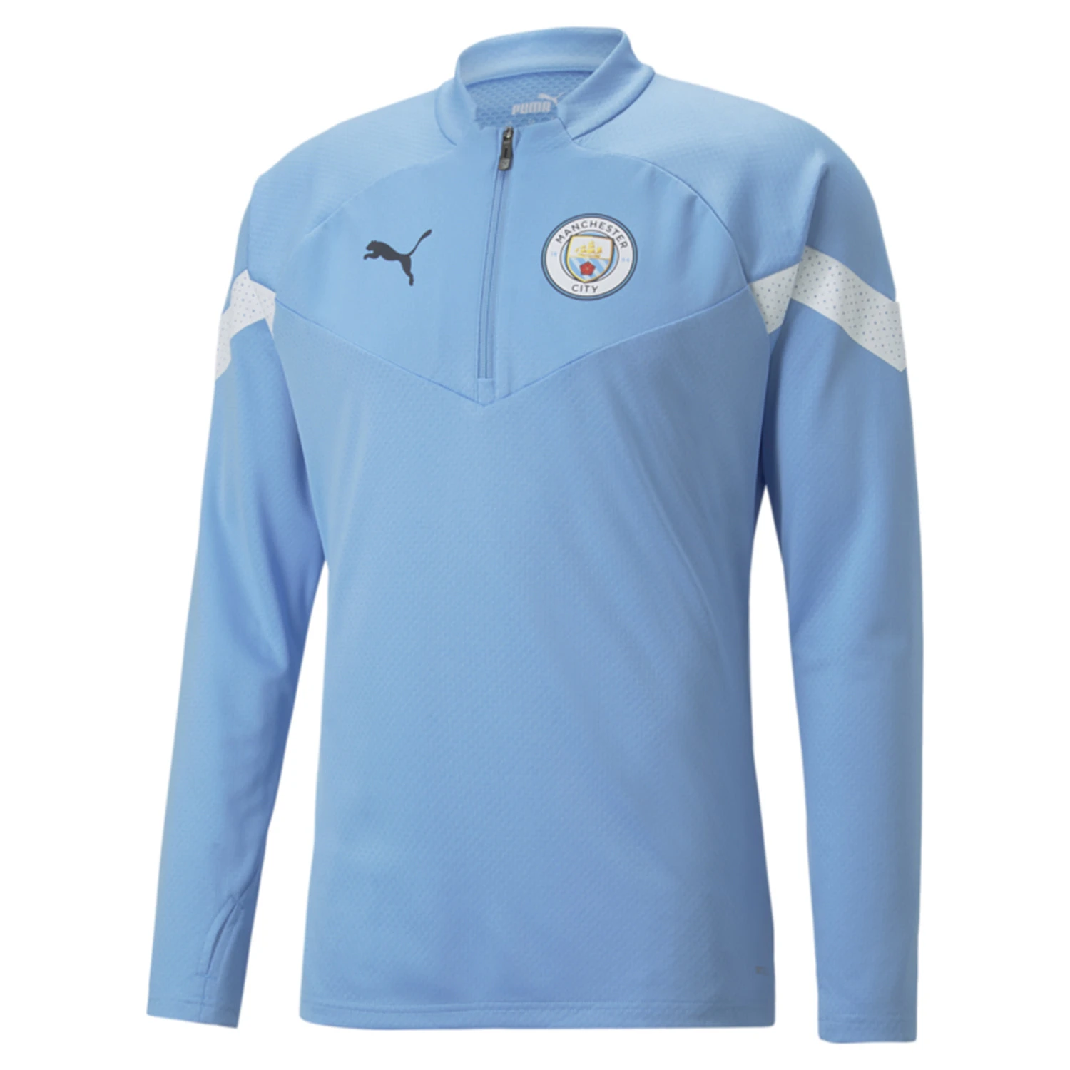 PUMA Manchester City 22/23 Training 1/4 Zip Top (Blue)