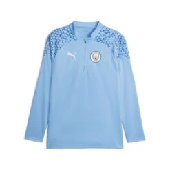 PUMA Manchester City 23/24 Training 1/4 Zip Top (Blue)