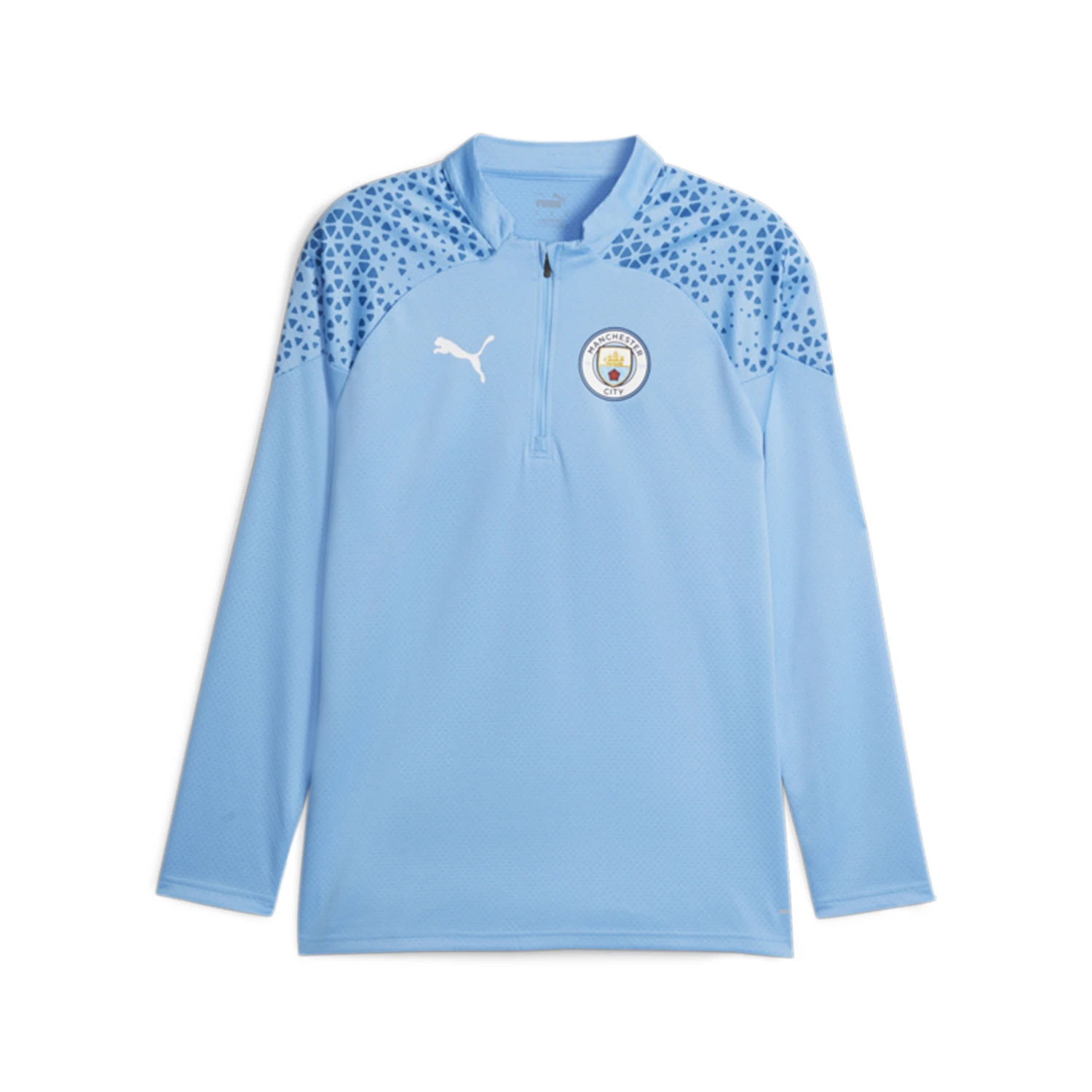 PUMA Manchester City 23/24 Training 1/4 Zip Top (Blue)