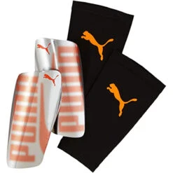 PUMA Standalone Guards (Silver/Orange)