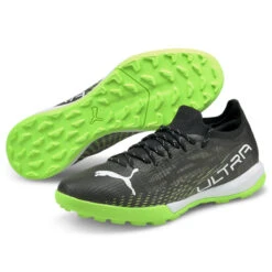 PUMA Ultra 1.3 Pro Cage Turf (Black/Lime)