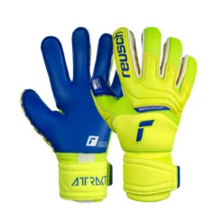 Reusch Attrakt Duo Ortho-Tec Glove (Yellow/Blue)