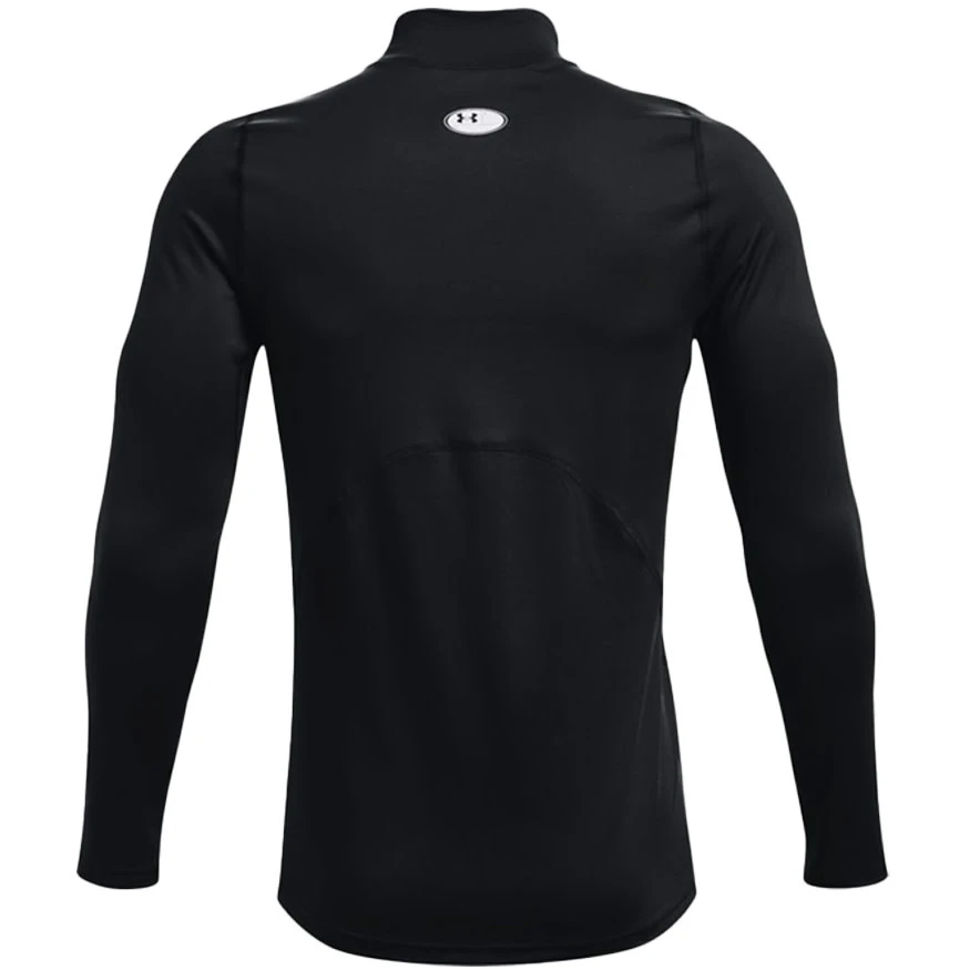Under Armour Coldgear Armour Fitted Mock LS (Black) - Image 2
