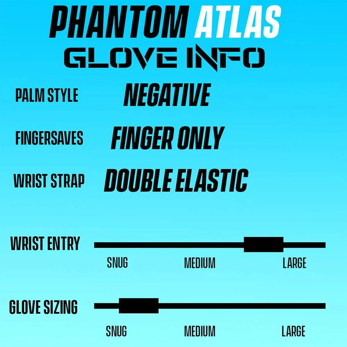 West Coast Phantom Atlas Glove (Blue/Black) - Image 4